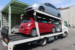 廃車も専用車で引取りに